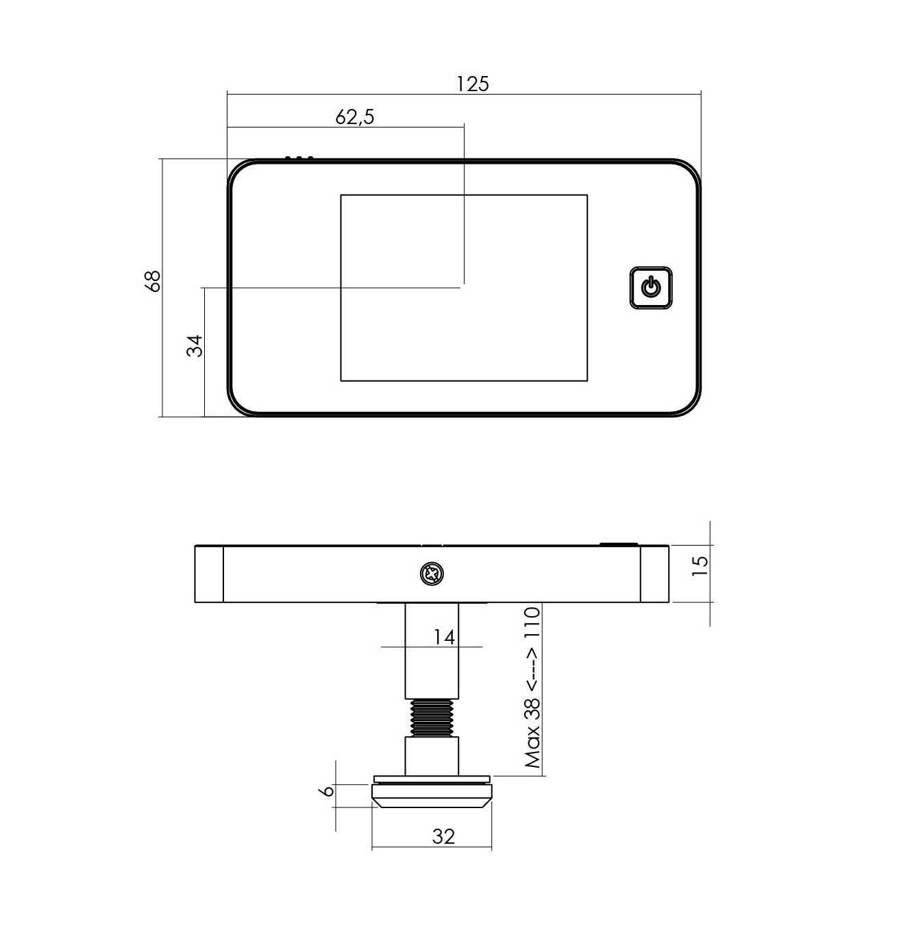 Intersteel Digital Door Viewer Basic Ed & Willem.nl